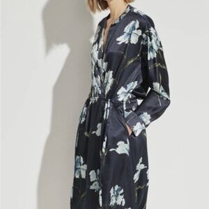 Vince Navy Silk Dress